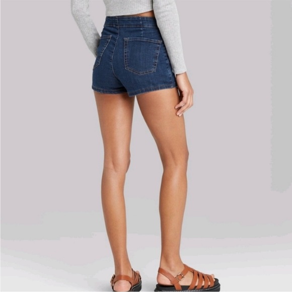 WILD FABLE Jean Shorts "Highest Rise Shorts" Responsible Style NWT Size 18 - Picture 3 of 10